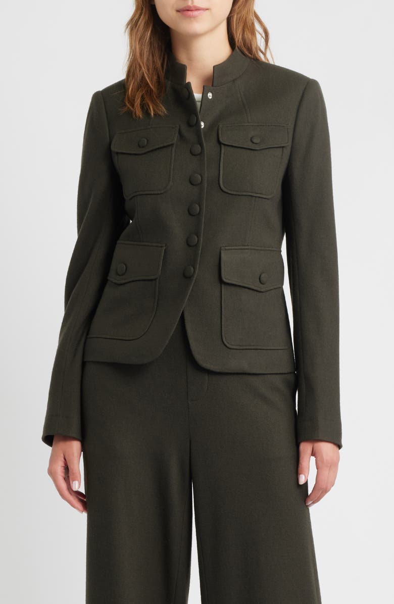rag & bone Mercer Wool Jacket, Main, color, Army