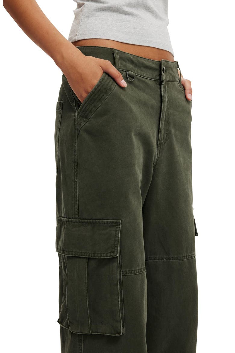 Women's Benny Cargo Pant, Alternate, color, Dark Washed Green