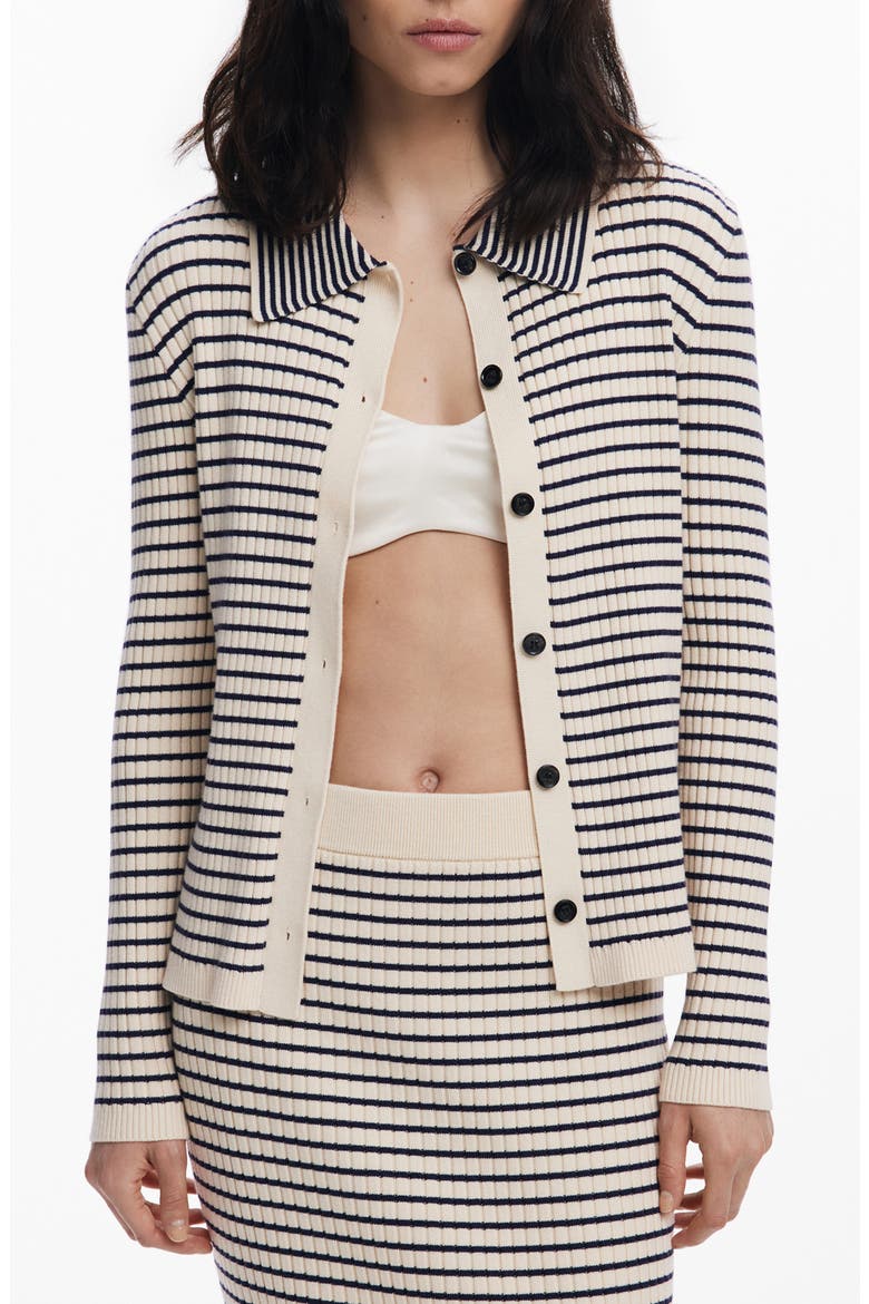 Thin Gauge Cardigan, Main, color, BEIGE
