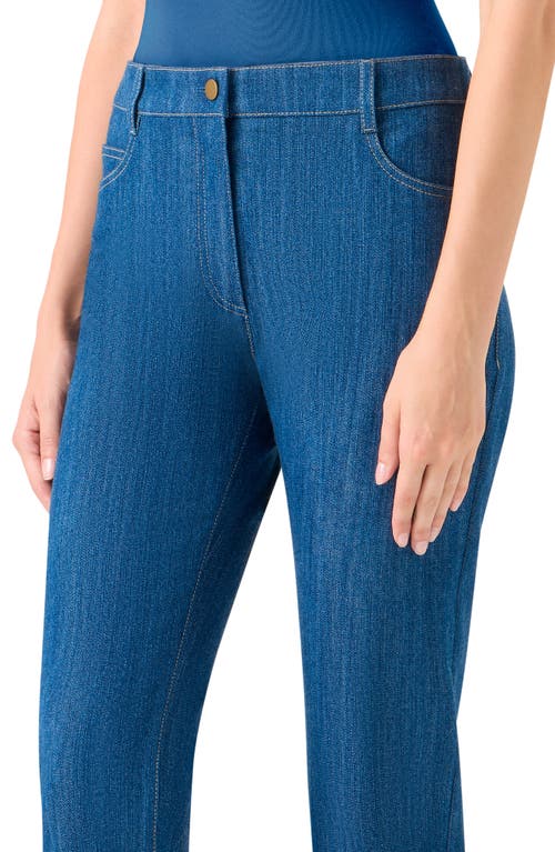 Akris Punto Ankle Narrow Leg Jeans In Blue
