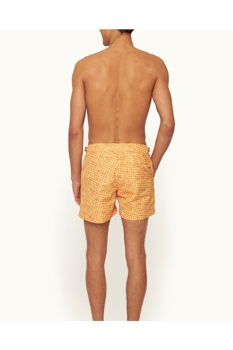 Setter Recycled-Polyester Tailored-Fit Swim Shorts, Alternate, color, Calypso Orange