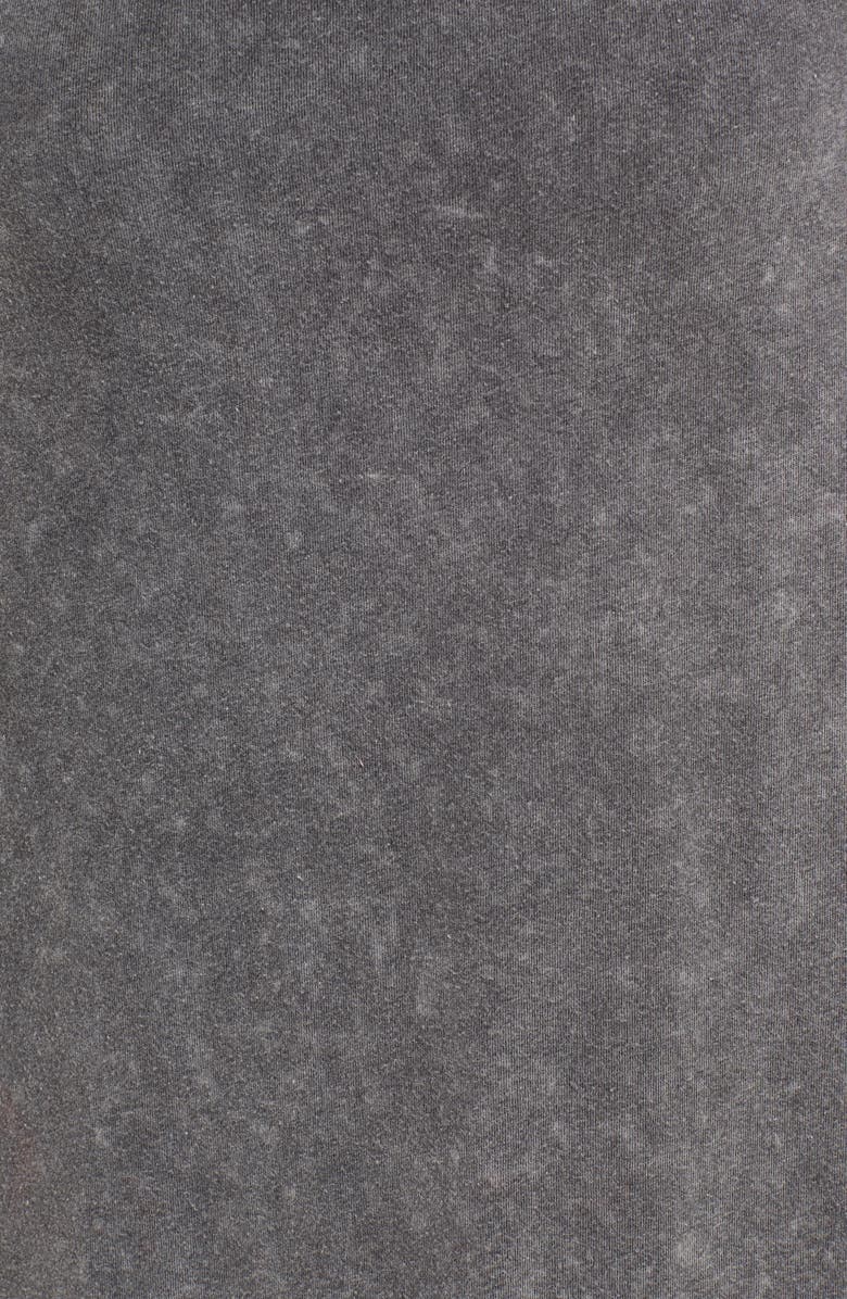 BP. Stonewash Ruffle Trim Dress, Alternate, color, 