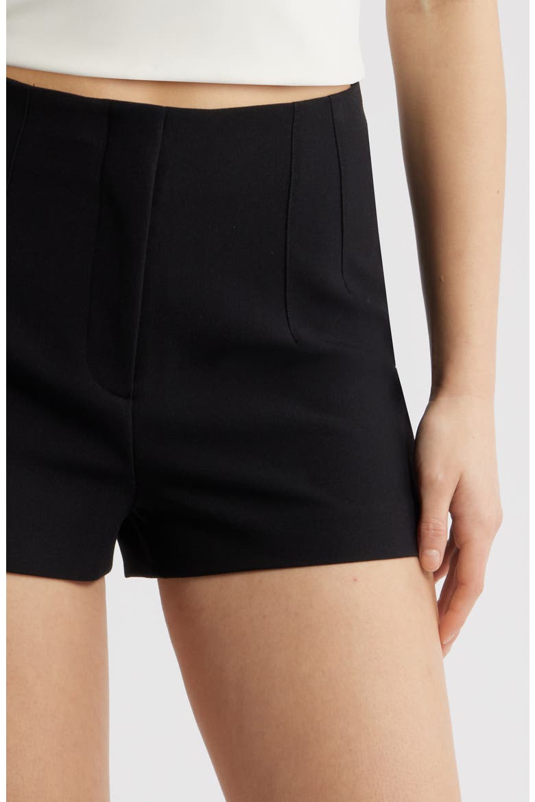The Icon Mini Shorts, Alternate, color, BLACK