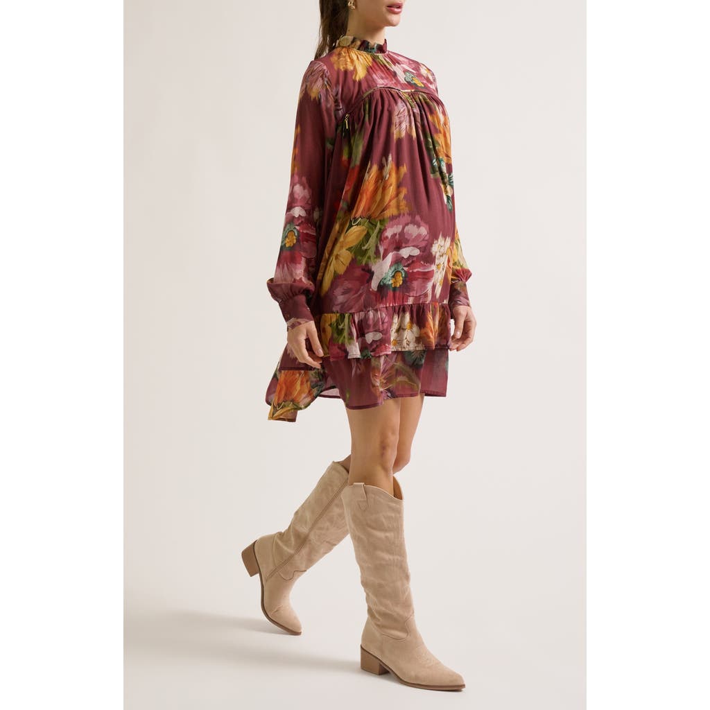 Zzdnu Cache Couer Elisabeth Maternity & Nursing Dress In Multi