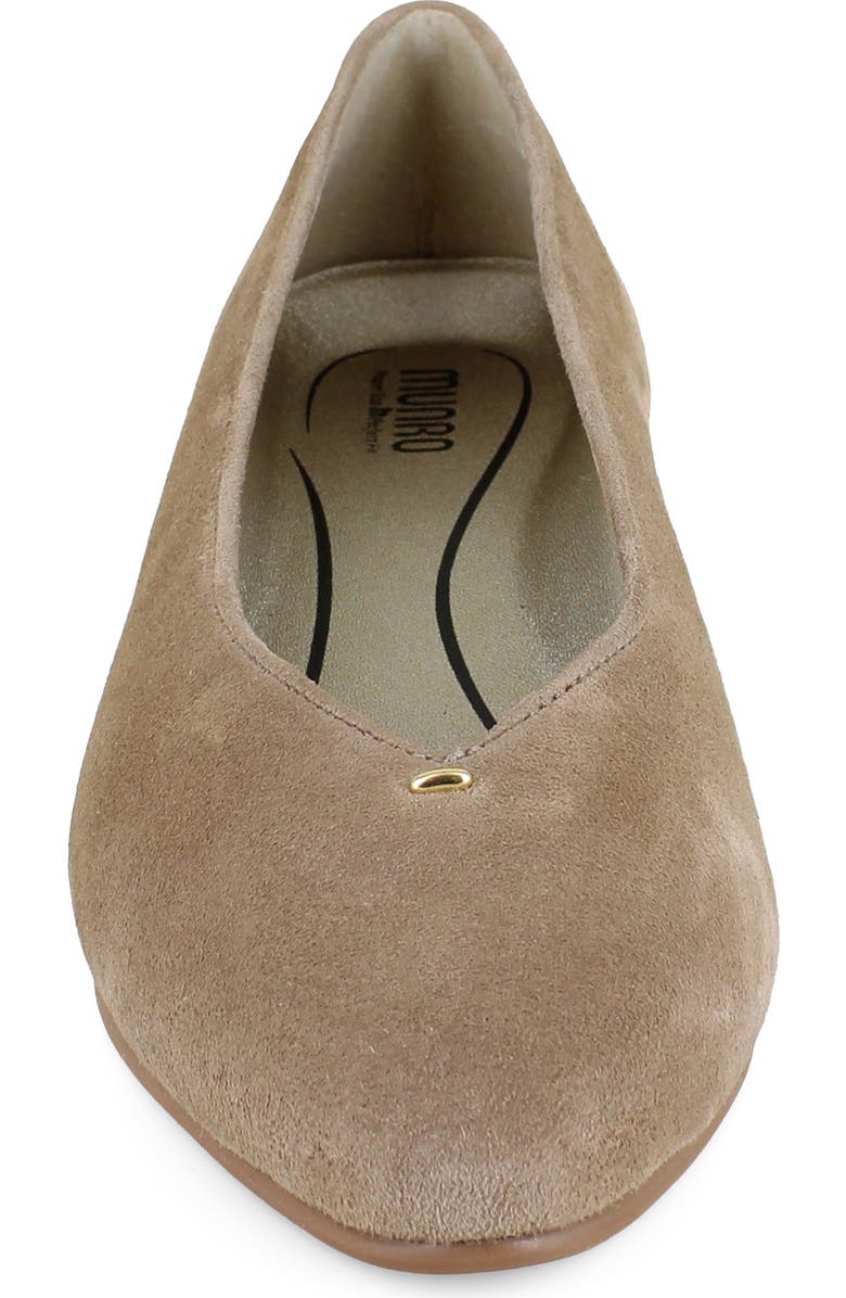 Munro Hannah Block Heel Pump, Alternate, color, Tan Suede