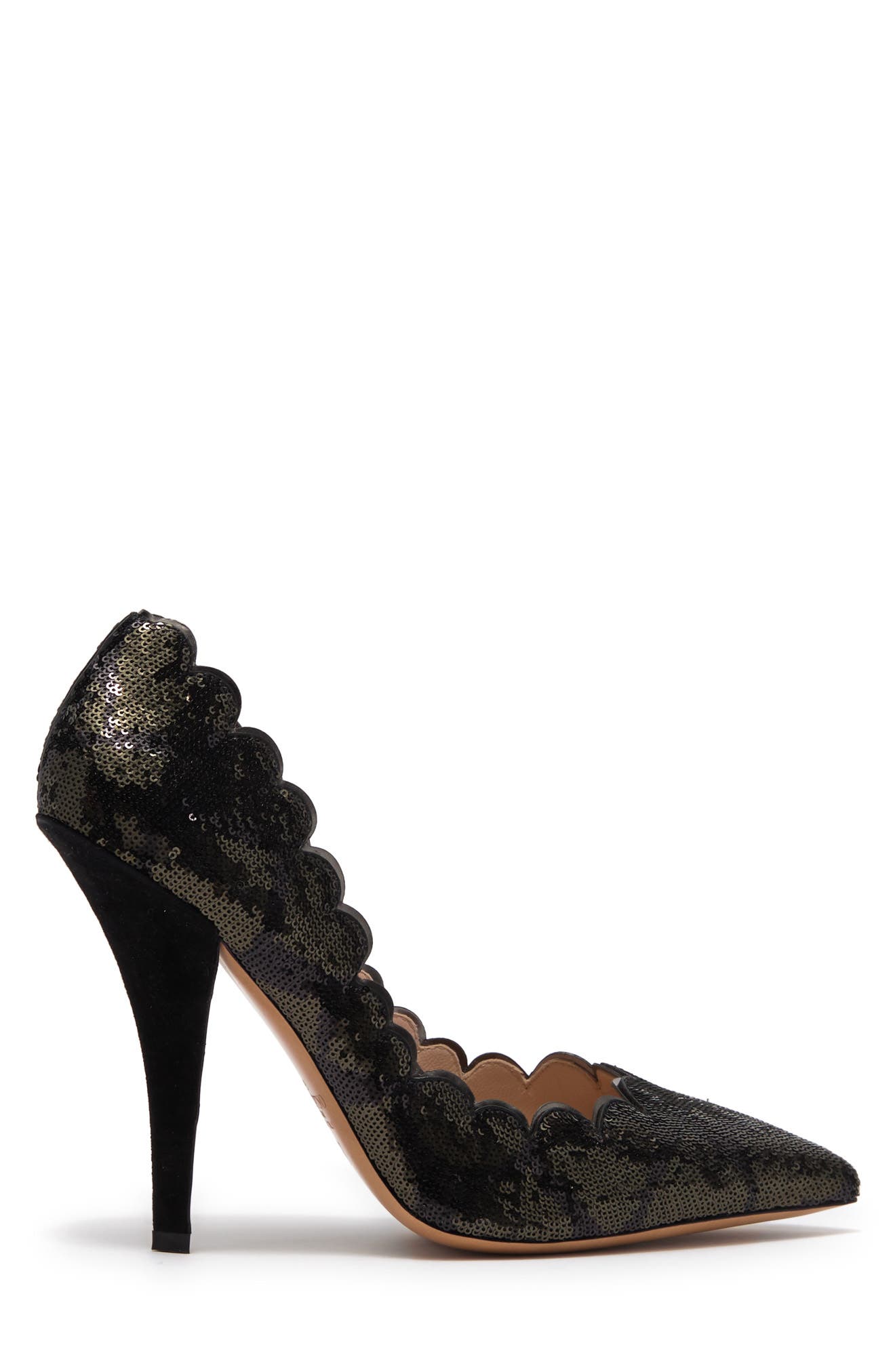 Valentino Garavani Valentino Scalloped Sequion Pump (Women) | Nordstromrack