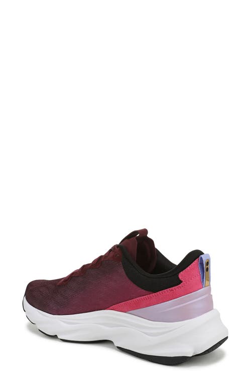 Ryka Rykä Elevate Lx Walking Sneaker In Burgundy