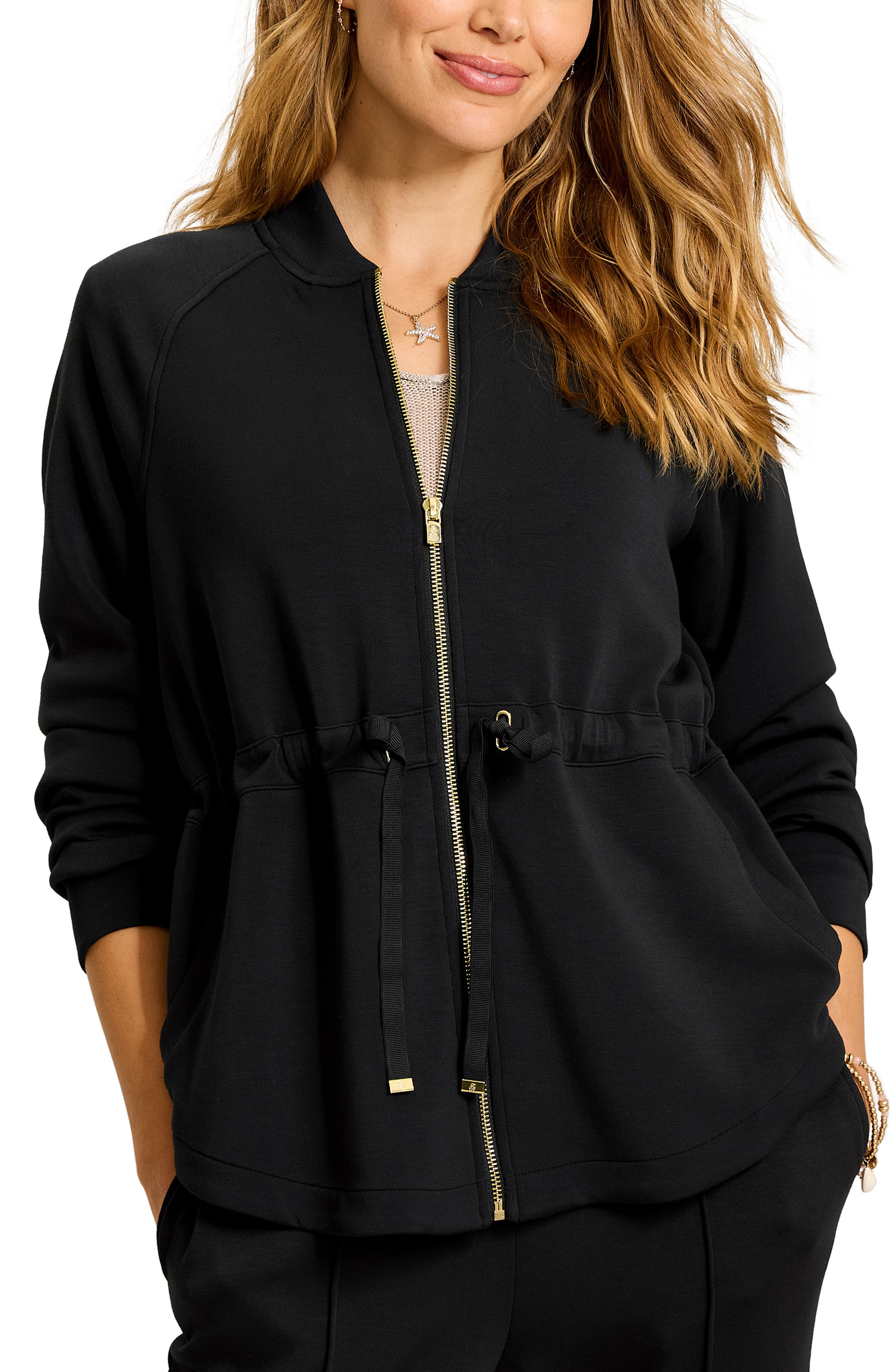 Palm Voyage Zip-Up Jacket (Women) | Nordstrom