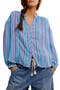 Valley Stripe Double Cloth Button-Up Shirt