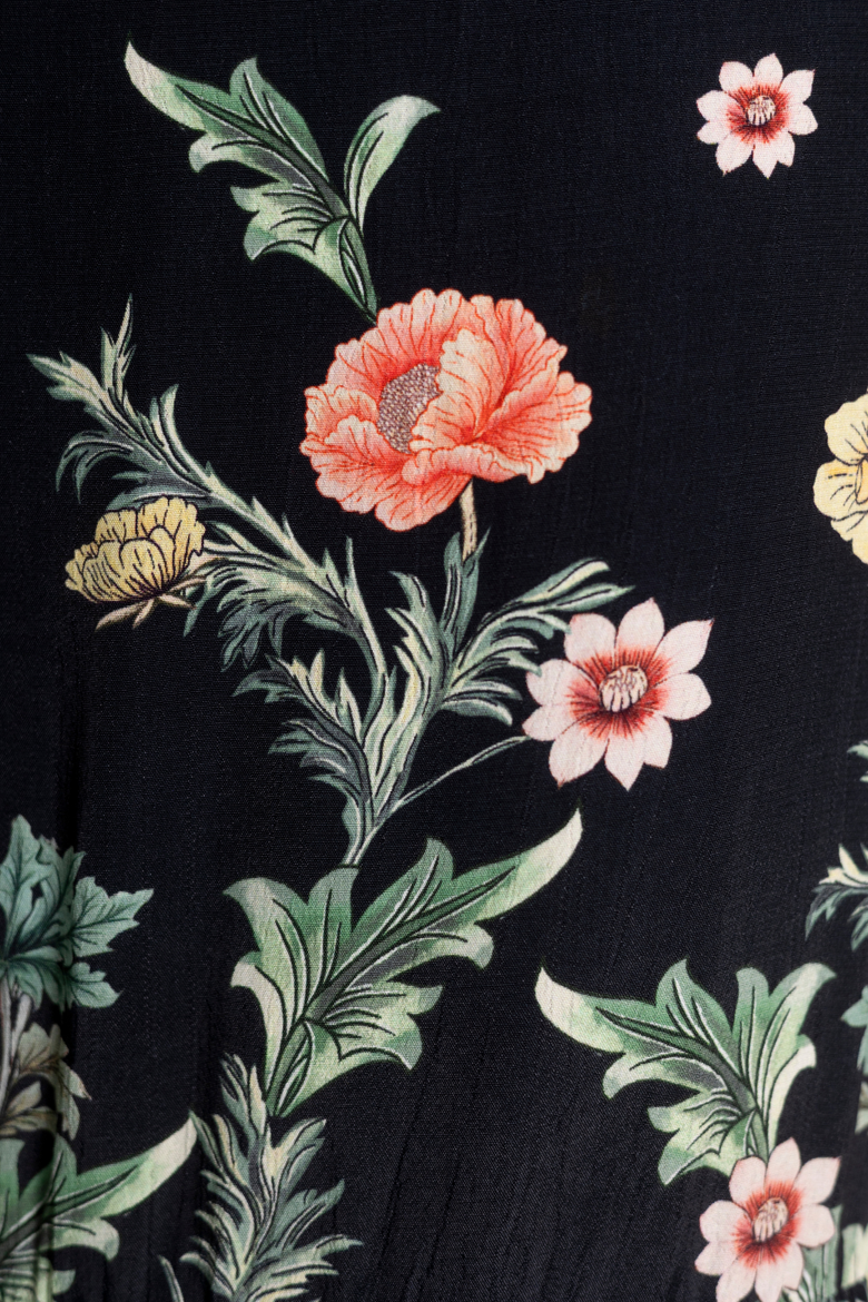 Divina Dress, Alternate, color, Black Floral