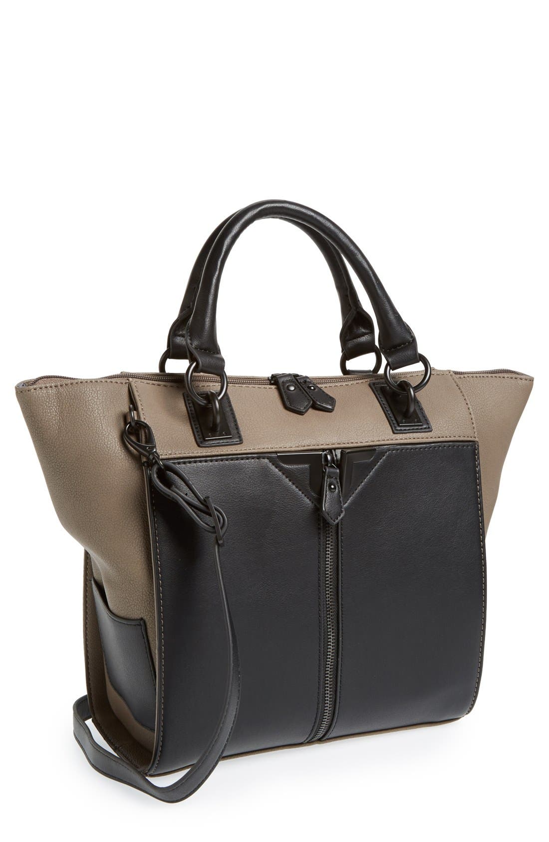 'Alexa' Tote, Main, color, GREY COMBO