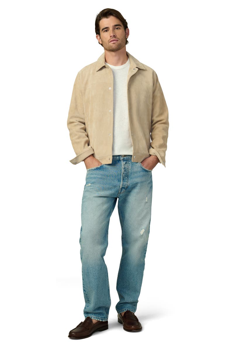 Joe's Benson Lambskin Suede Jacket, Alternate, color, 