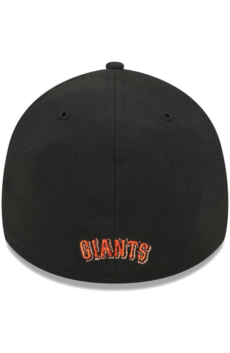 New Era Men's New Era Black San Francisco Giants Logo 39THIRTY Flex Hat, Alternate, color, Black