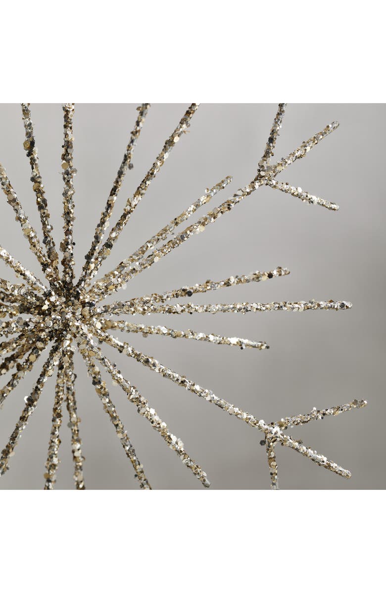 The White Company Large Sequin Snowflake Christmas Tree Topper, Alternate, color, 