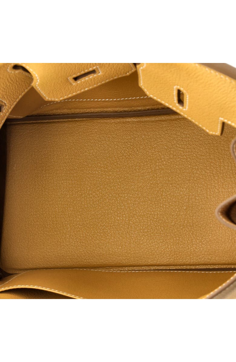 Pre-Owned Hermes Birkin Handbag Brown Clemence with Palladium Hardware 25, Alternate, color, Natural Sable