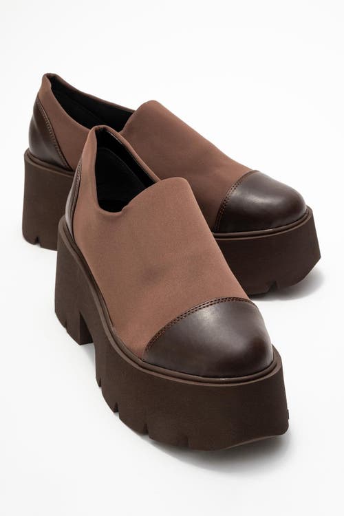 Prologue Shoes Grena Platform Slip On Shoes In Multi