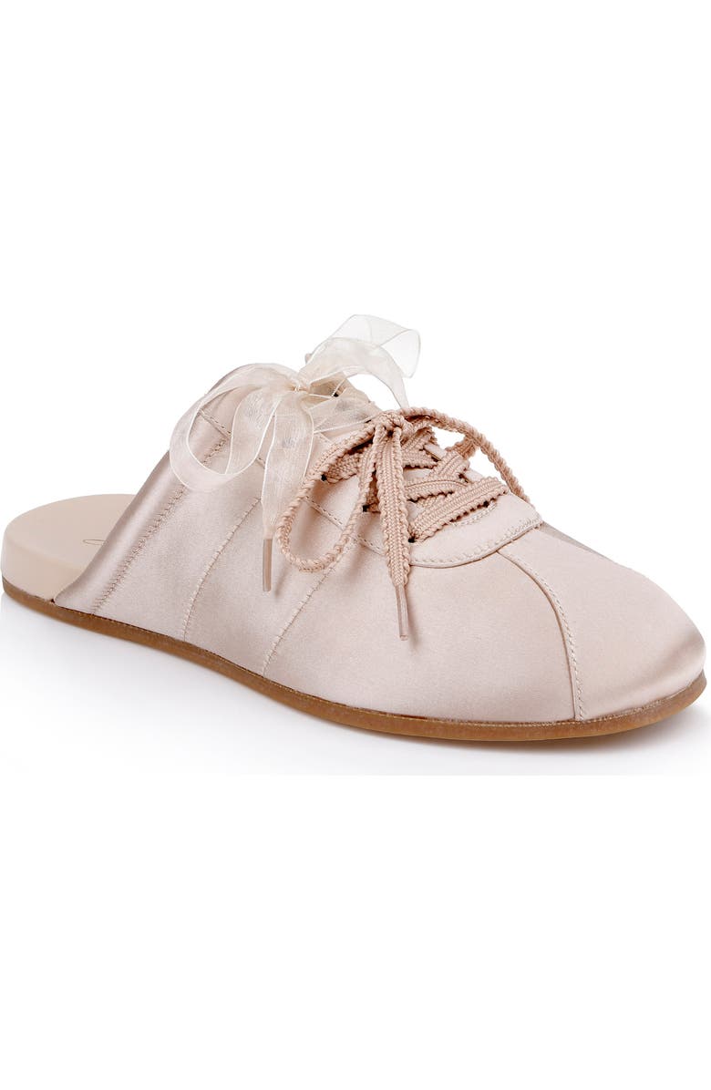 Jewel Badgley Mischka Priscila Mule, Main, color, Nude Satin