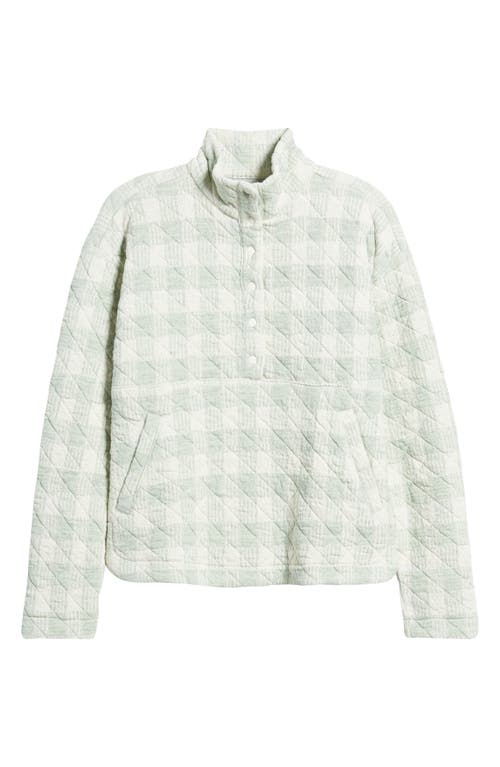 Marine Layer Quilted Snap Placket Pullover