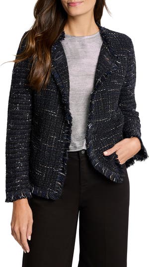 Nic + Zoe Fringe Worthy Knit outlet Jacket