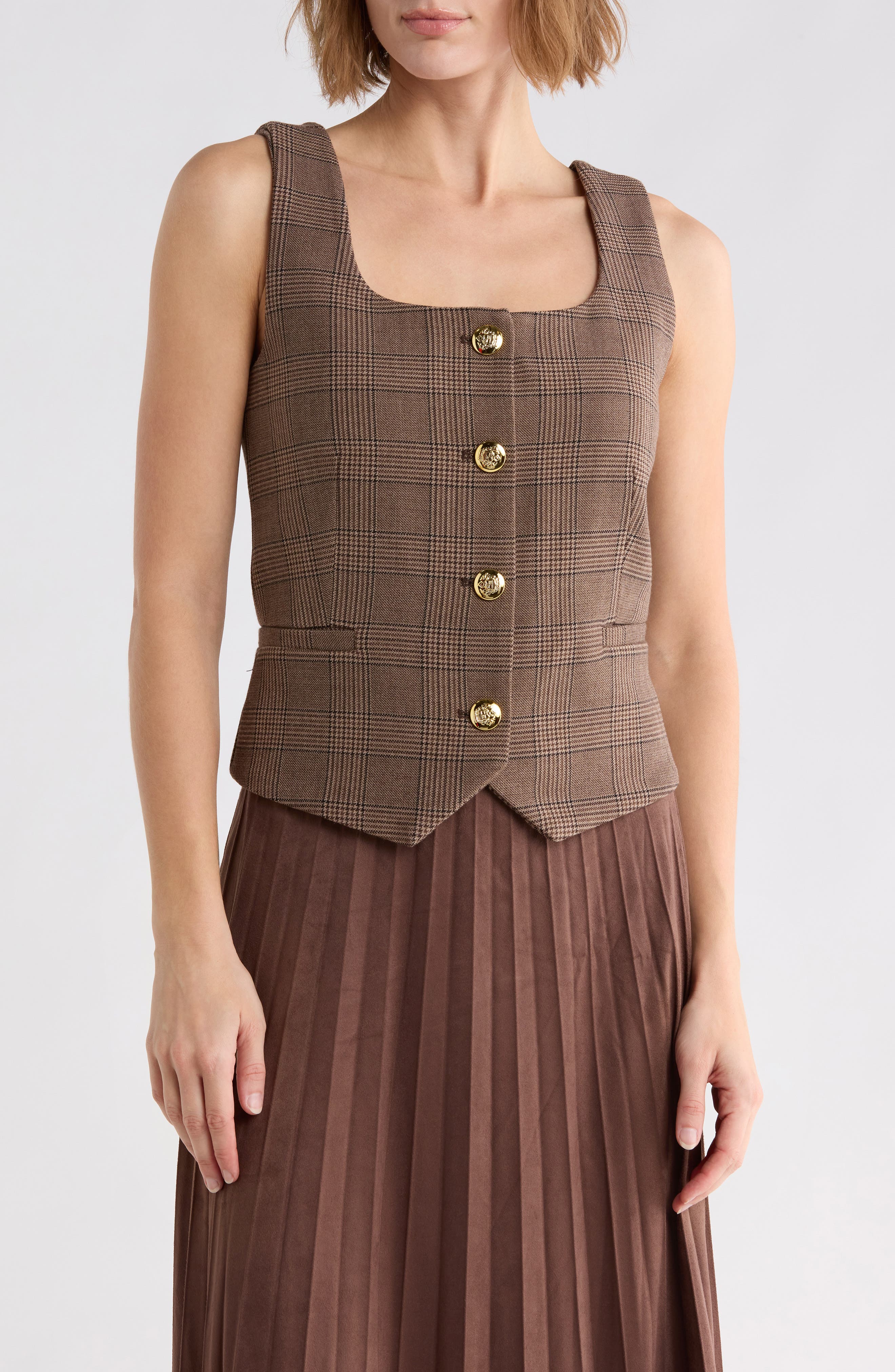 Buttoned Tank