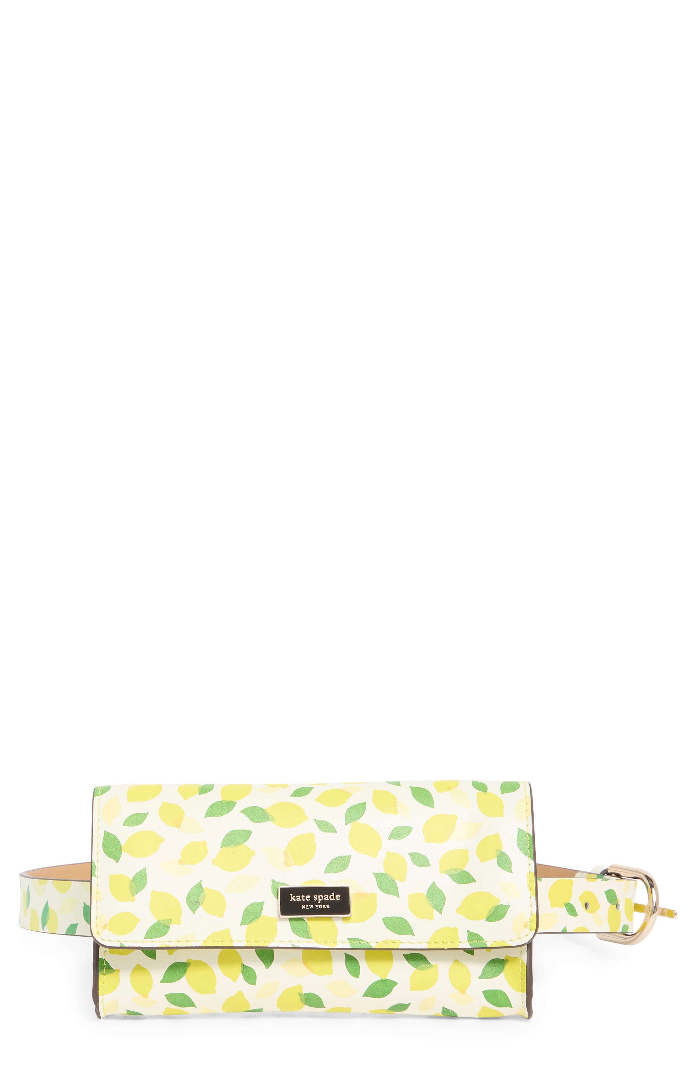 Kate Spade New York lemon toss belt bag, Main, color, 