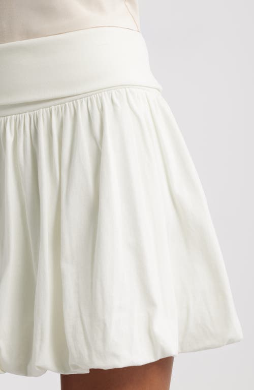 Bp. Bubble Hem Miniskirt In White