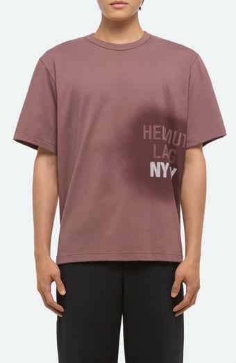 Helmut Lang Spray Paint Logo Short Sleeve T-Shirt