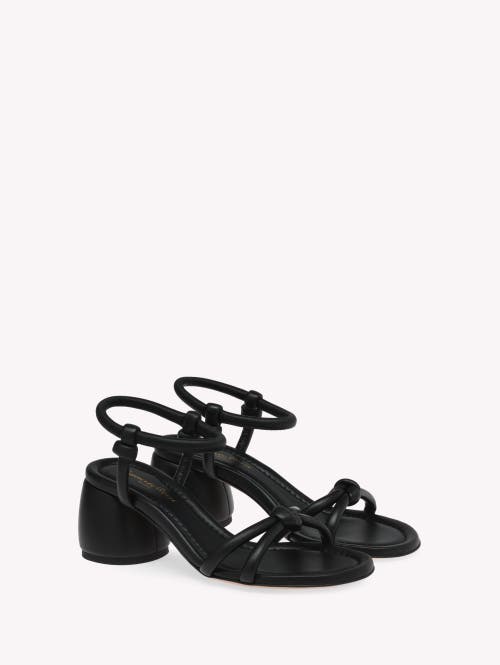 Shop Gianvito Rossi Cassis Sandal In Black Nappa