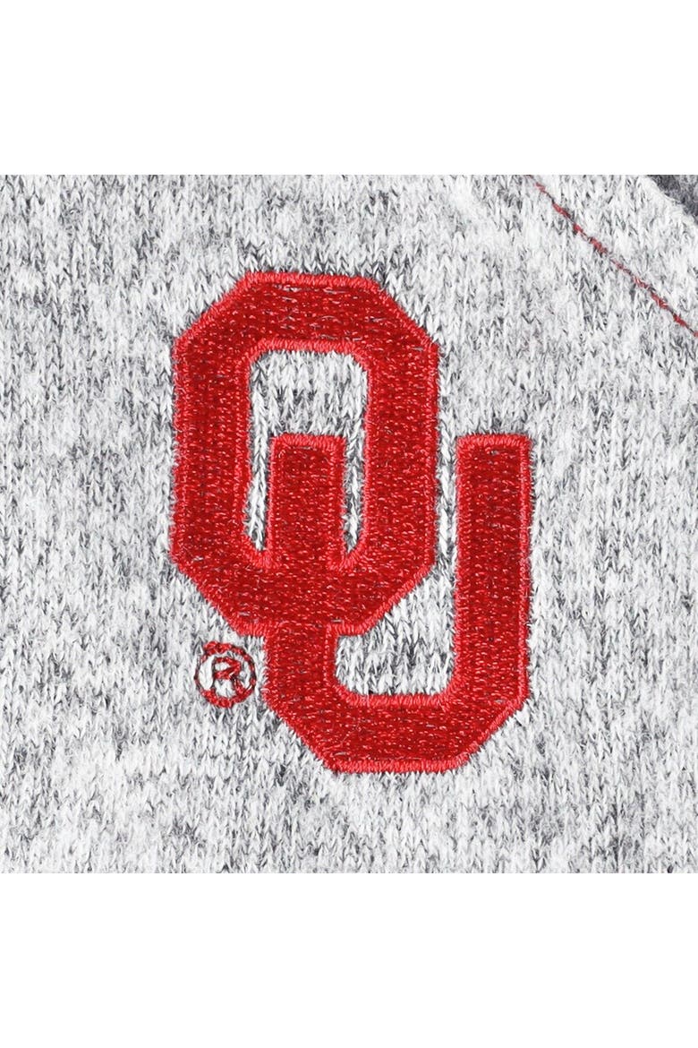 Women's ZooZatz Crimson/Gray Oklahoma Sooners Colorblock Cozy Tri-Blend Lounge Pants, Alternate, color, Crimson