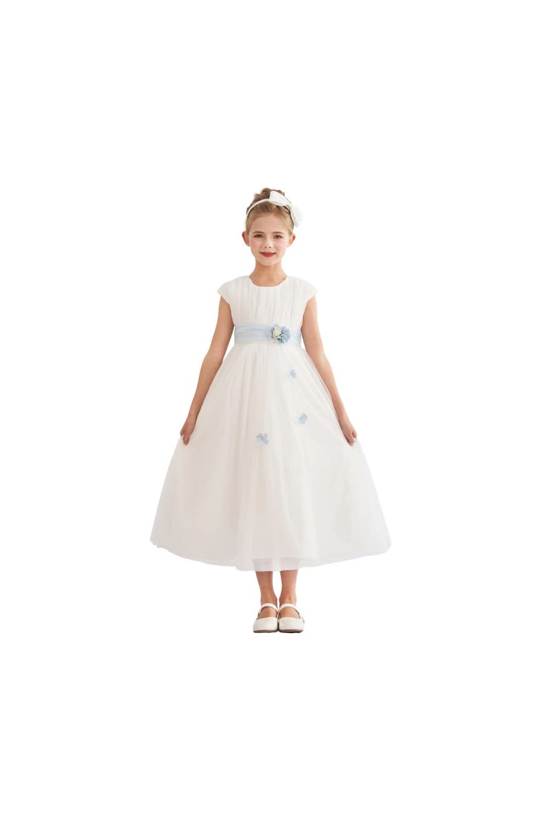 Tulleen Cavella Lace Dress, Main, color, White