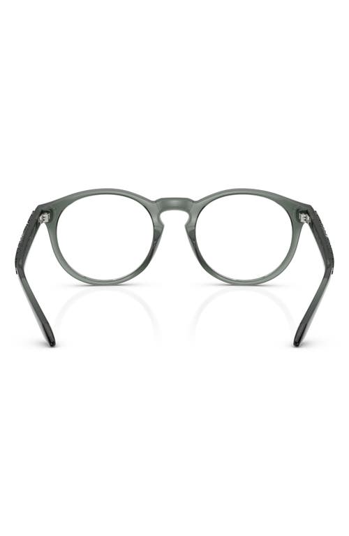 Versace 51mm Phantos Optical Glasses In Grey