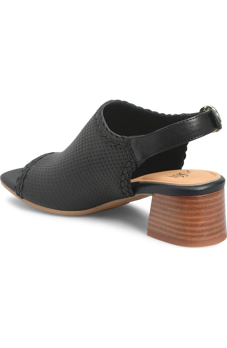 Söfft Lois Slingback Sandal, Alternate, color, Black