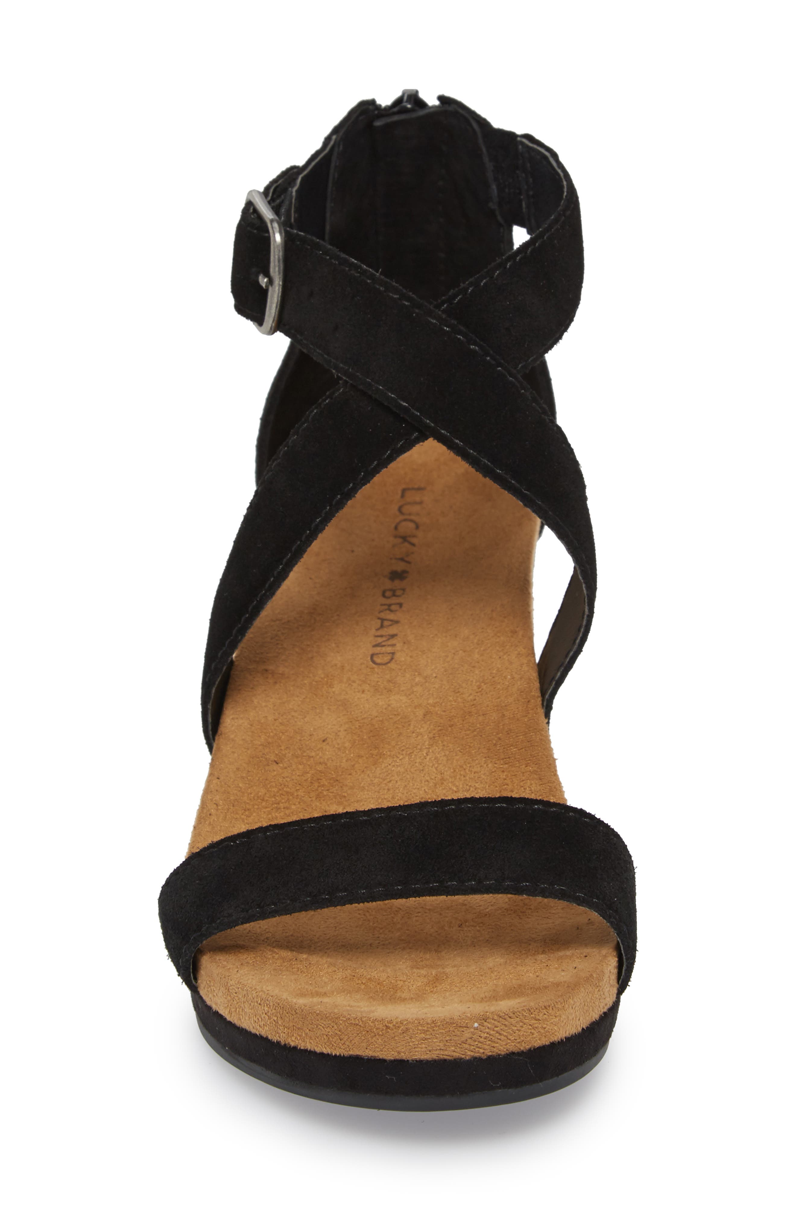Lucky Brand Kenadee Wedge Sandal, Alternate, color, 