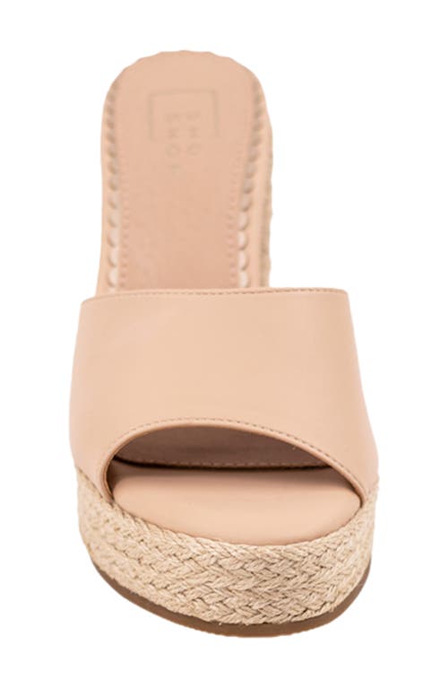 Shushop Elvira Platform Slide Sandal
