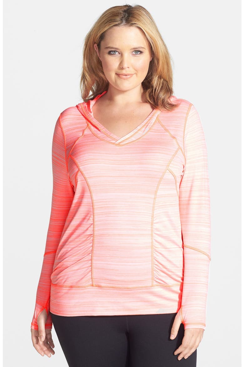 'Easy' Hooded Top, Main, color, CORAL BLOOM