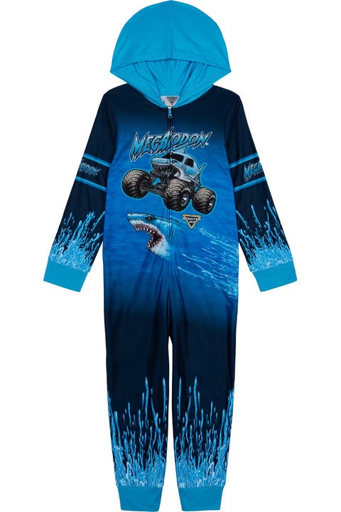 Fleece Hooded One Piece