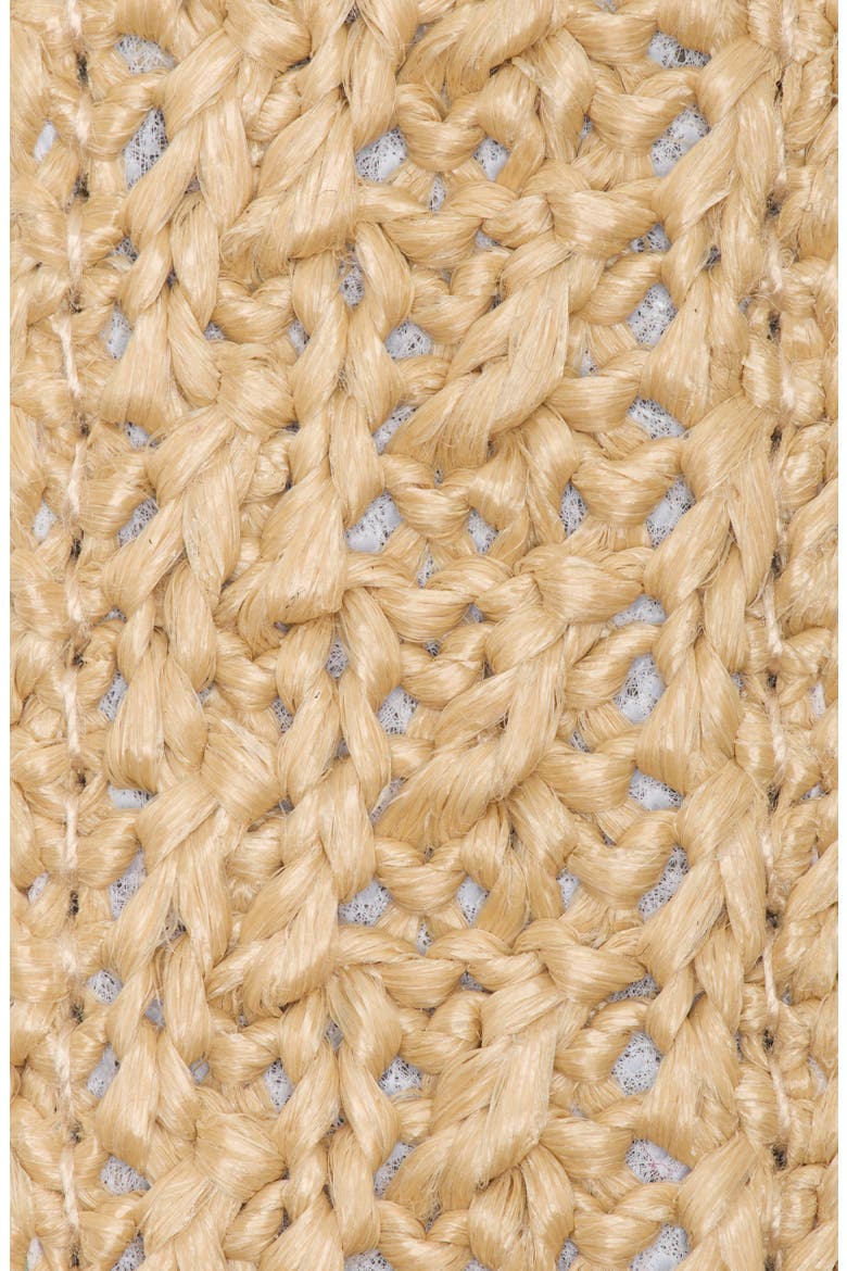 Faux Straw Woven Belt, Alternate, color, TAN