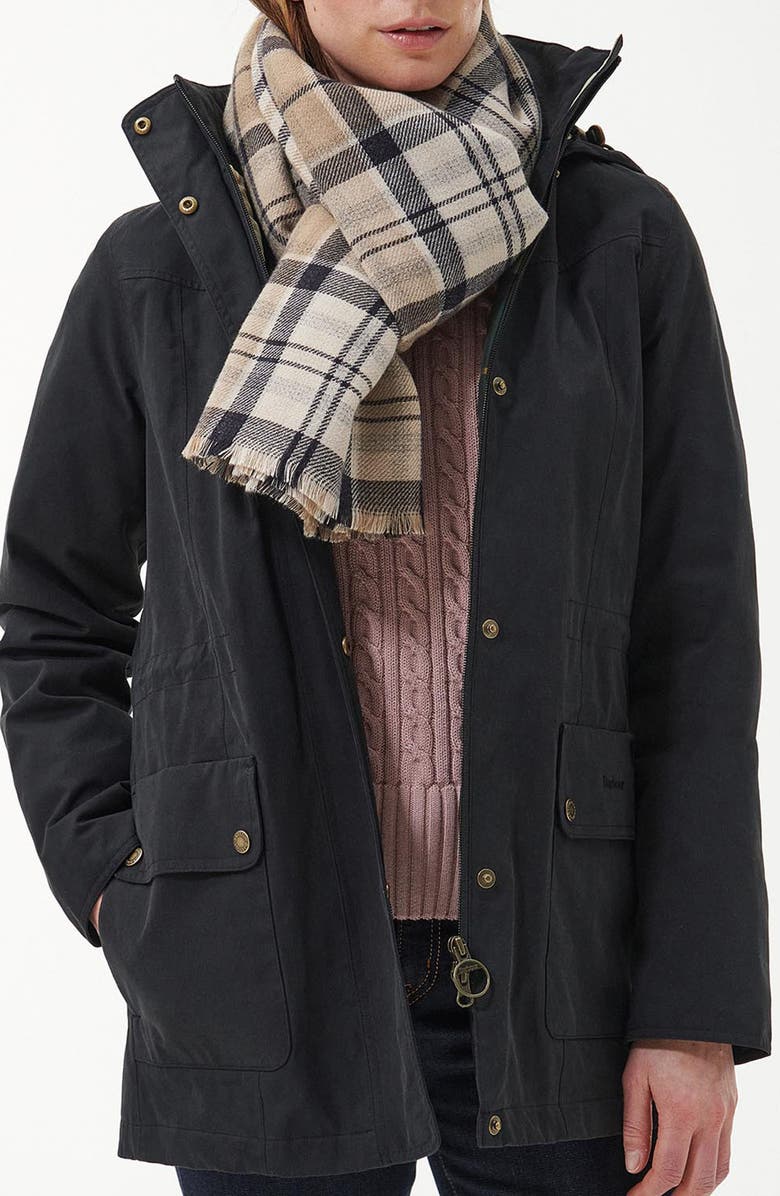 Barbour Mon Reverse Tartan Scarf, Main, color, 