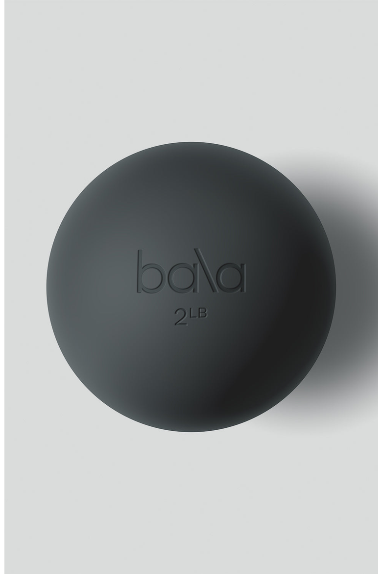 The Power Ball Weighted Fitness Ball, Alternate, color, Charcoal
