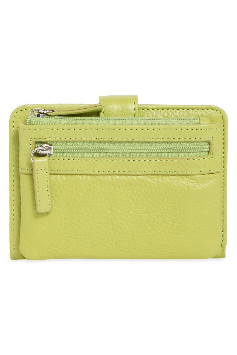Campbell Leather Wallet, Alternate, color, FERN