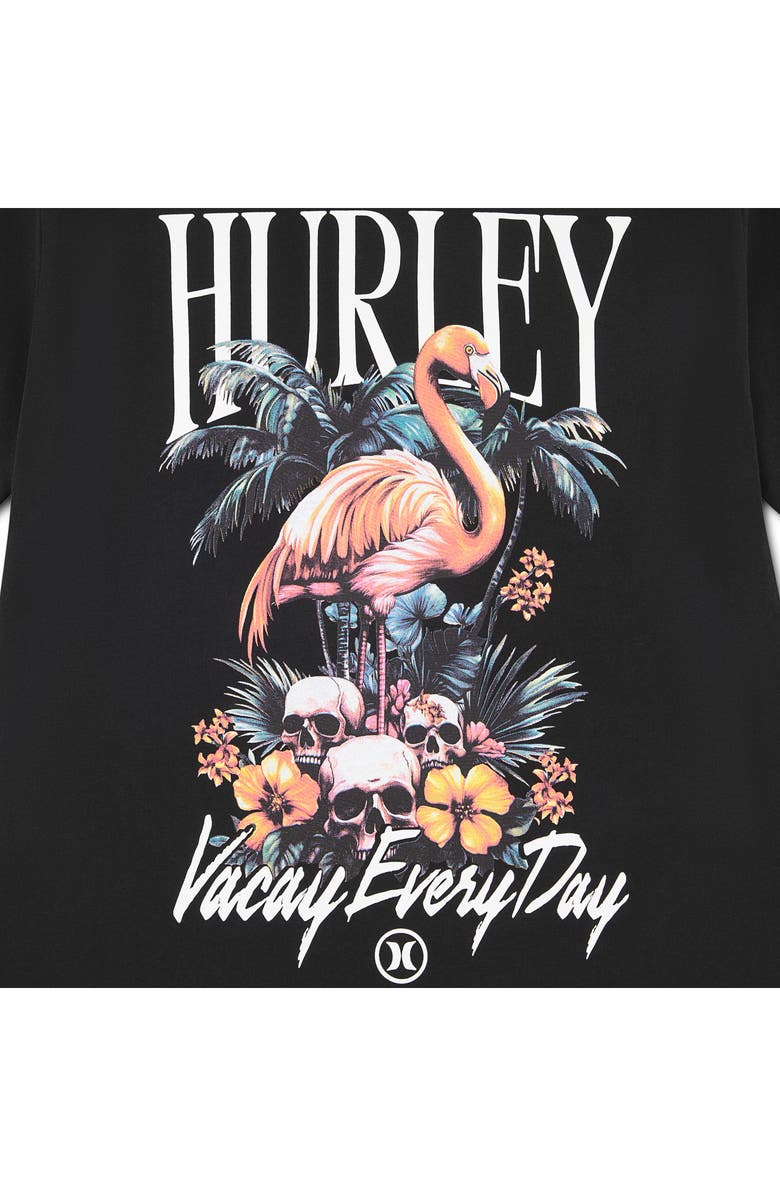Hurley Kids' Vacay Every Day Graphic T-Shirt, Alternate, color, Black