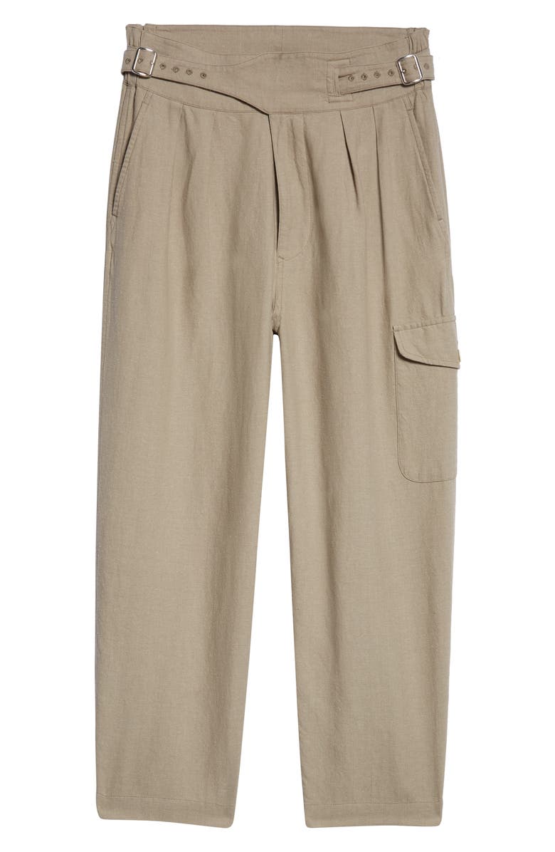 BEAMS Plus Gurkha Wool Blend Summer Tweed Pants, Alternate, color,