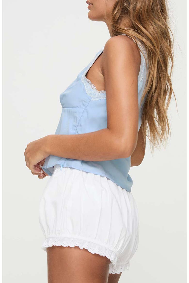 Tinkerie Lace Trim Tank, Alternate, color, BLUE