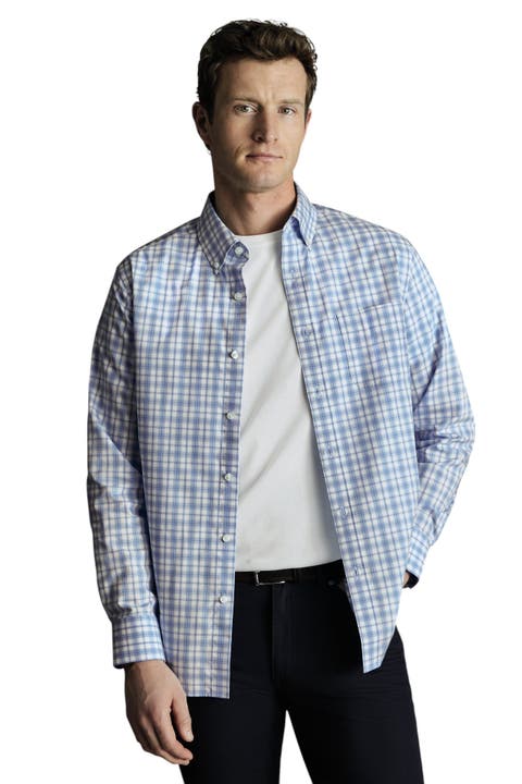 Non-Iron Stretch Check Shirt