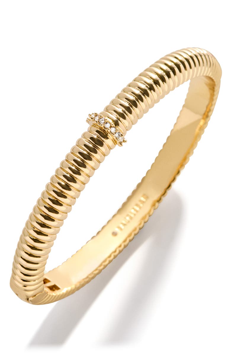 BaubleBar Dina Hinge Bracelet, Main, color, Gold
