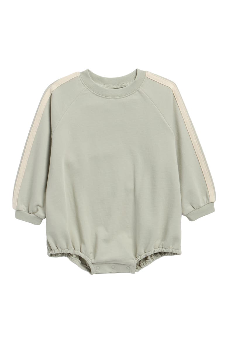 Long Sleeve Crewneck Bodysuit, Main, color, SAGE