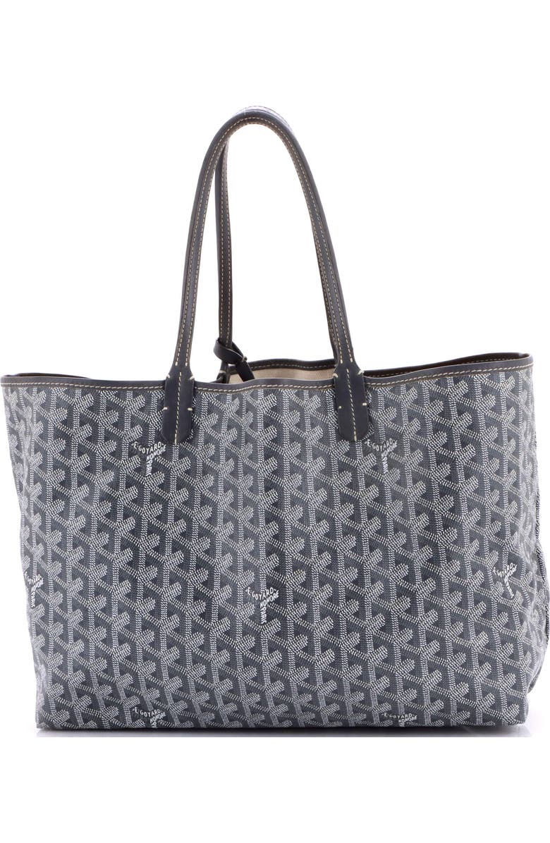 Pre-Owned Goyard Saint Louis Tote Coated Canvas PM, Main, color, Gray