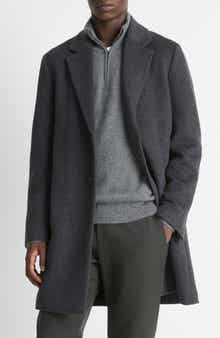 Vince Classic Wool Blend Coat