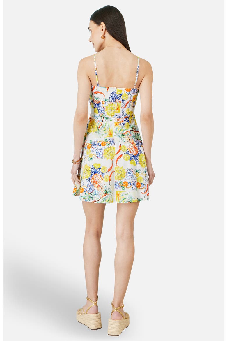Print Cotton Mini Sun Dress, Alternate, color, Multi
