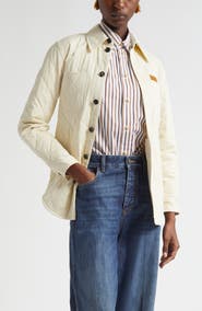 Bottega Veneta Quilted Cotton Blend Overshirt